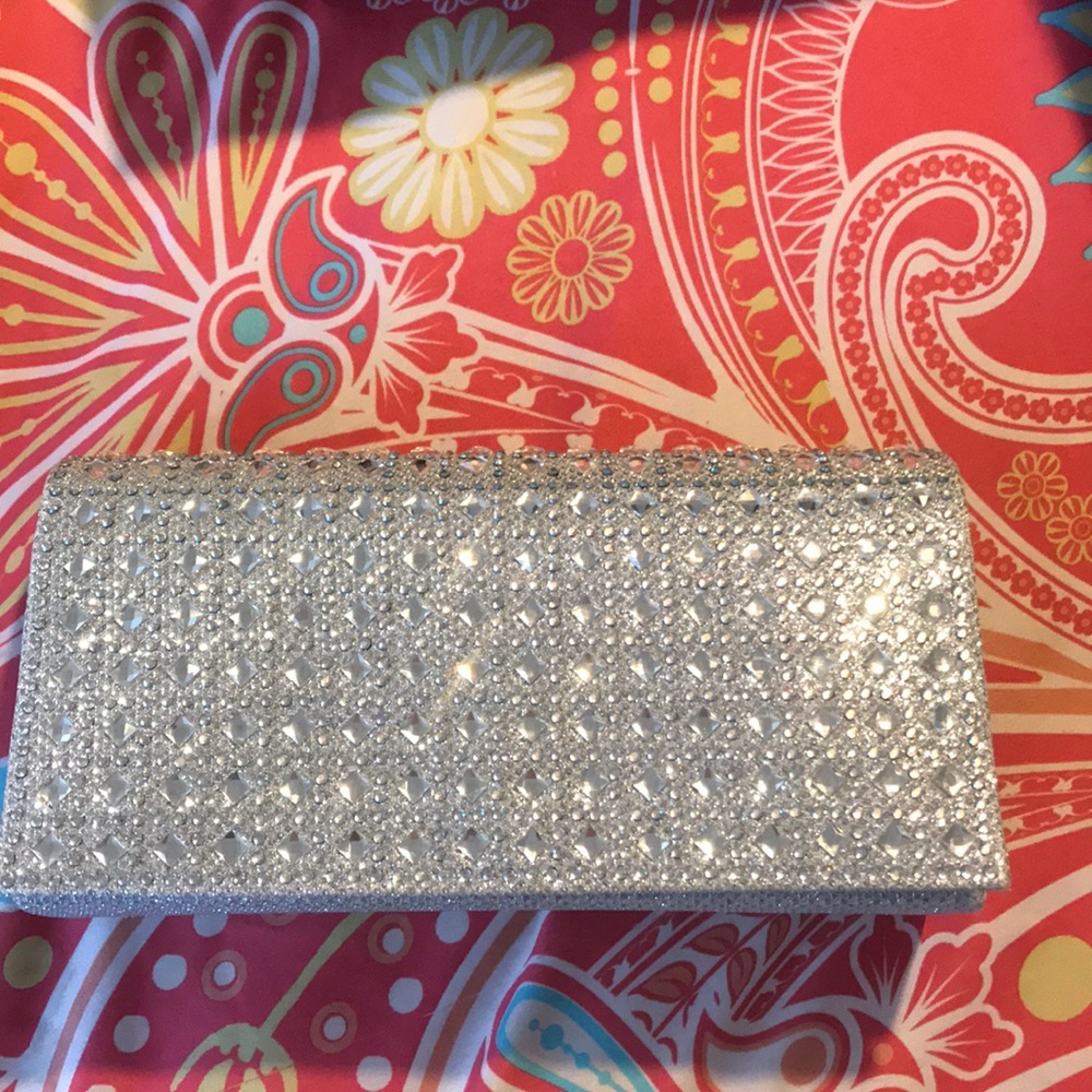 Silver Evening Clutch
